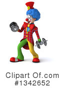 Colorful Clown Clipart #1342652 by Julos