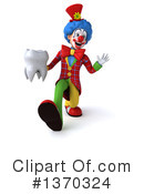 Colorful Clown Clipart #1370324 by Julos