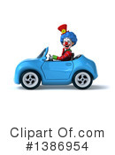 Colorful Clown Clipart #1386954 by Julos