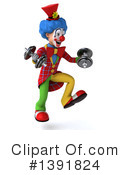 Colorful Clown Clipart #1391824 by Julos