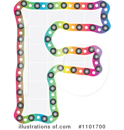 Royalty-Free (RF) Colorful Letter Clipart Illustration by Andrei Marincas - Stock Sample #1101700