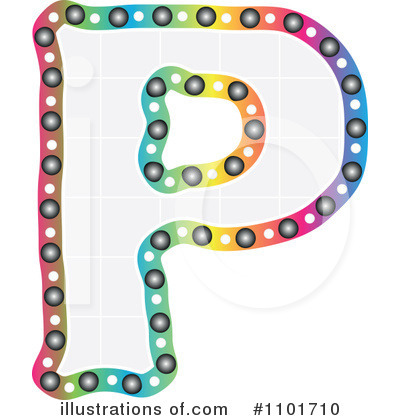 Royalty-Free (RF) Colorful Letter Clipart Illustration by Andrei Marincas - Stock Sample #1101710