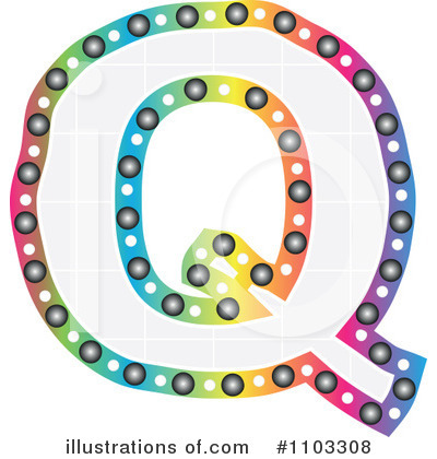 Royalty-Free (RF) Colorful Letter Clipart Illustration by Andrei Marincas - Stock Sample #1103308