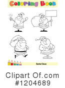Coloring Book Page Clipart #1204689 by Hit Toon