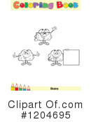 Coloring Book Page Clipart #1204695 by Hit Toon