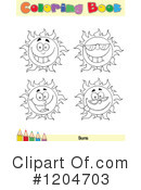 Coloring Book Page Clipart #1204703 by Hit Toon