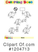 Coloring Book Page Clipart #1204713 by Hit Toon
