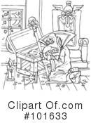 Coloring Page Clipart #101633 by Alex Bannykh