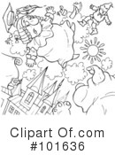 Coloring Page Clipart #101636 by Alex Bannykh
