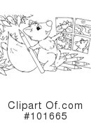 Coloring Page Clipart #101665 by Alex Bannykh
