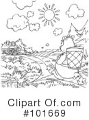 Coloring Page Clipart #101669 by Alex Bannykh