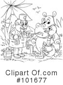 Coloring Page Clipart #101677 by Alex Bannykh
