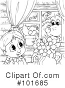 Coloring Page Clipart #101685 by Alex Bannykh