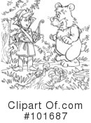 Coloring Page Clipart #101687 by Alex Bannykh