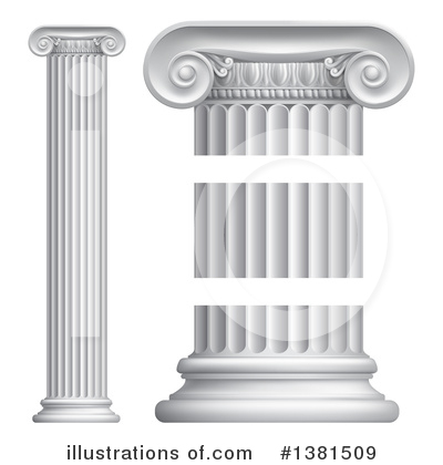 Columns Clipart #1381509 by AtStockIllustration