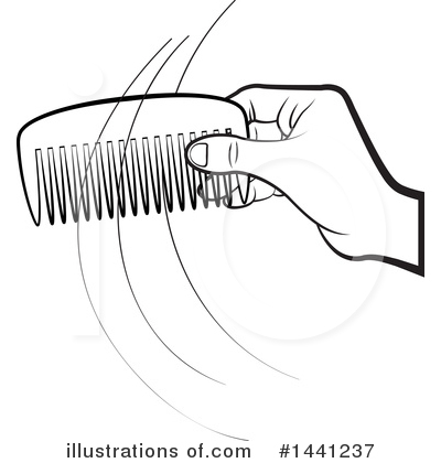 Hair Clipart #1441237 by Lal Perera