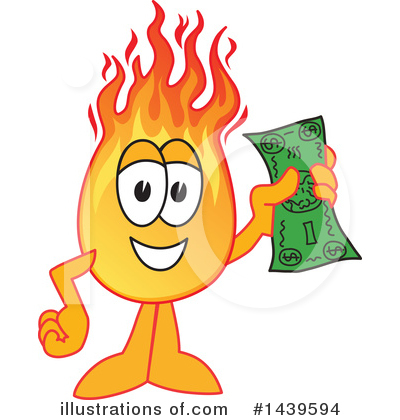 Bank Note Clipart #1439594 by Mascot Junction