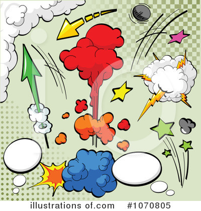 Comic Design Elements Clipart #1070805 by Pushkin