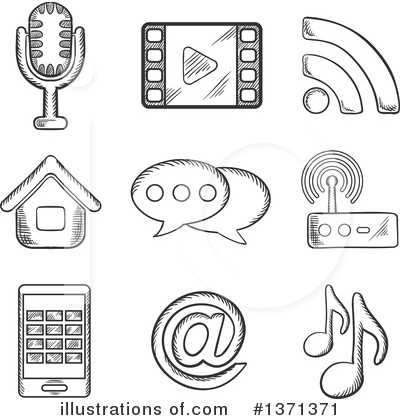 Royalty-Free (RF) Communication Clipart Illustration by Vector Tradition SM - Stock Sample #1371371