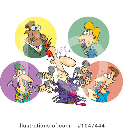 Royalty-Free (RF) Communications Clipart Illustration by toonaday - Stock Sample #1047444