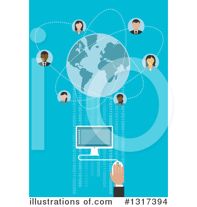Royalty-Free (RF) Communications Clipart Illustration by Vector Tradition SM - Stock Sample #1317394