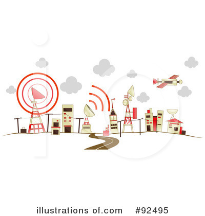 Royalty-Free (RF) Communications Clipart Illustration by BNP Design Studio - Stock Sample #92495