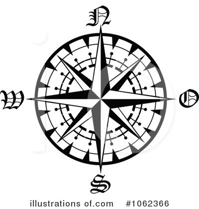 Royalty-Free (RF) Compass Clipart Illustration by Vector Tradition SM - Stock Sample #1062366