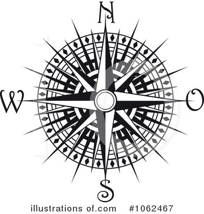 Royalty-Free (RF) Compass Clipart Illustration by Vector Tradition SM - Stock Sample #1062467
