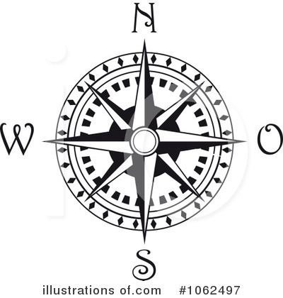 Royalty-Free (RF) Compass Clipart Illustration by Vector Tradition SM - Stock Sample #1062497