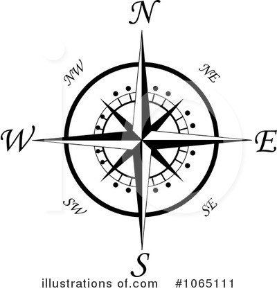Royalty-Free (RF) Compass Clipart Illustration by Vector Tradition SM - Stock Sample #1065111