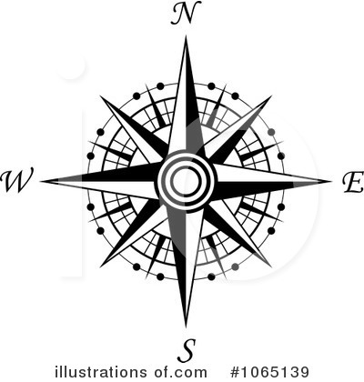 Royalty-Free (RF) Compass Clipart Illustration by Vector Tradition SM - Stock Sample #1065139