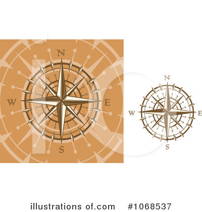 Royalty-Free (RF) Compass Clipart Illustration by Vector Tradition SM - Stock Sample #1068537