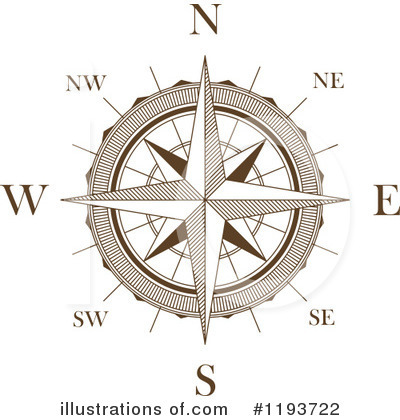 Royalty-Free (RF) Compass Clipart Illustration by Vector Tradition SM - Stock Sample #1193722