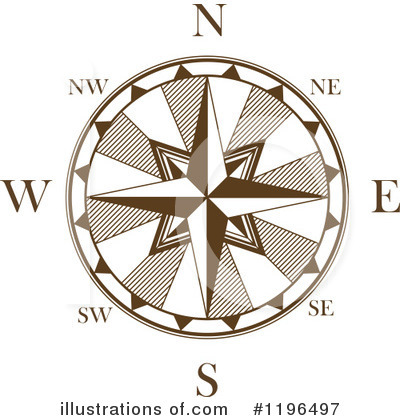 Royalty-Free (RF) Compass Clipart Illustration by Vector Tradition SM - Stock Sample #1196497