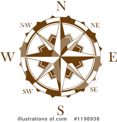 Royalty-Free (RF) Compass Clipart Illustration by Vector Tradition SM - Stock Sample #1198938