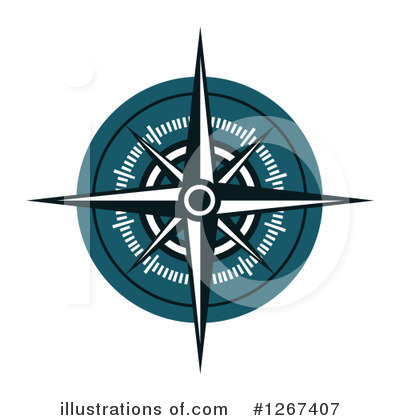 Royalty-Free (RF) Compass Clipart Illustration by Vector Tradition SM - Stock Sample #1267407