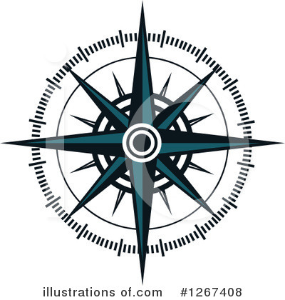 Royalty-Free (RF) Compass Clipart Illustration by Vector Tradition SM - Stock Sample #1267408