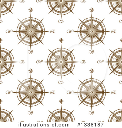 Royalty-Free (RF) Compass Clipart Illustration by Vector Tradition SM - Stock Sample #1338187