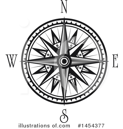 Royalty-Free (RF) Compass Clipart Illustration by Vector Tradition SM - Stock Sample #1454377