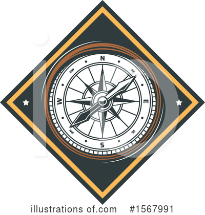 Royalty-Free (RF) Compass Clipart Illustration by Vector Tradition SM - Stock Sample #1567991
