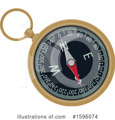 Royalty-Free (RF) Compass Clipart Illustration by Vector Tradition SM - Stock Sample #1596074