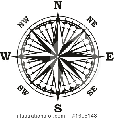 Royalty-Free (RF) Compass Clipart Illustration by Vector Tradition SM - Stock Sample #1605143