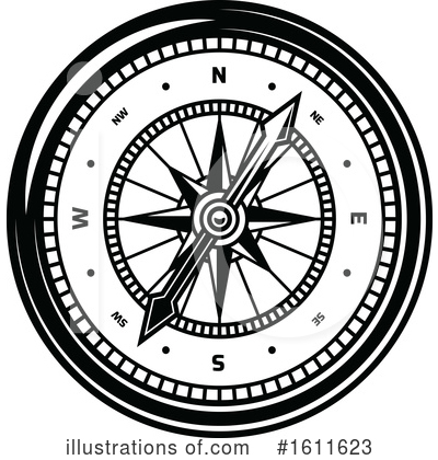 Royalty-Free (RF) Compass Clipart Illustration by Vector Tradition SM - Stock Sample #1611623