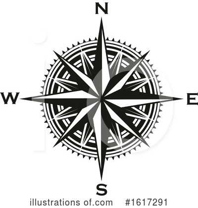 Royalty-Free (RF) Compass Clipart Illustration by Vector Tradition SM - Stock Sample #1617291