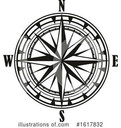 Royalty-Free (RF) Compass Clipart Illustration by Vector Tradition SM - Stock Sample #1617832