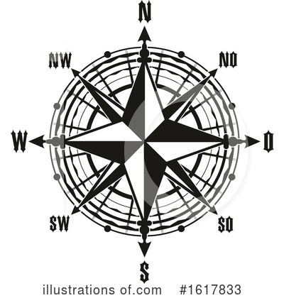 Royalty-Free (RF) Compass Clipart Illustration by Vector Tradition SM - Stock Sample #1617833