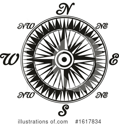 Royalty-Free (RF) Compass Clipart Illustration by Vector Tradition SM - Stock Sample #1617834