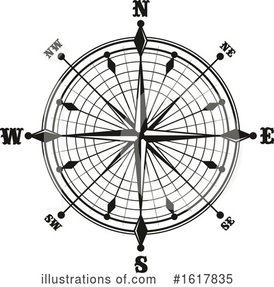 Royalty-Free (RF) Compass Clipart Illustration by Vector Tradition SM - Stock Sample #1617835
