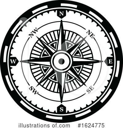Royalty-Free (RF) Compass Clipart Illustration by Vector Tradition SM - Stock Sample #1624775