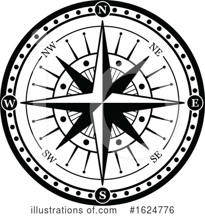 Royalty-Free (RF) Compass Clipart Illustration by Vector Tradition SM - Stock Sample #1624776